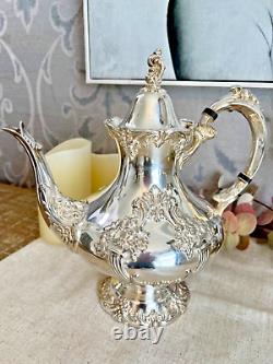 Reed & Barton King Francis Silver Plate 1651 Teapot Rare In Great Condition