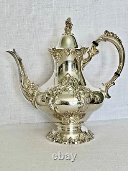 Reed & Barton King Francis Silver Plate 1651 Teapot Rare In Great Condition