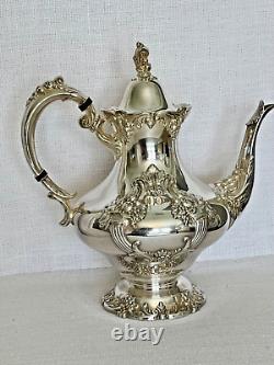 Reed & Barton King Francis Silver Plate 1651 Teapot Rare In Great Condition