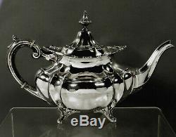 Reed & Barton Sterling Tea Set 1947 Hampton Court No Mono