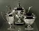 Reed & Barton Sterling Tea Set C1920 Hand Decorated