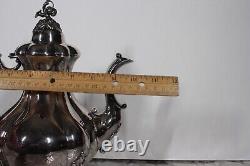Reed & Barton Winthrop 1795 Tea & Coffee Set + Fb Rogers 6725 Tray Silver Plated