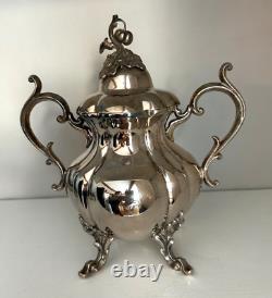 Reed & Barton Winthrop 4 Piece Silverplate Tea & Coffee Service #1795, 1950's