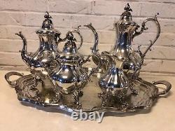 Reed & Barton Winthrop Silver plate 5 Piece Tea set