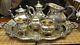 Reed And Barton Silver Plate Regent 5600s 7 Piece Tea Set