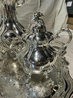Reed and Barton Winthrop 6-piece Silver Plate Tea Set