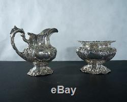 Reed and Barton sterling silver Francis 1st 5pc tea set with tray c. 1937