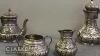 Repousse Silver Tea Service Silver Sterling Clarke Auction Gallery