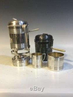 Richard Hodd Aesthetic Sleek Modernist SP Traveling Tea Set/Christopher Dresser