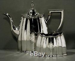 Roger Williams Sterling Tea Set c1900 Listed 1900 1903