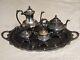 Rogers Bros 1847 Heritage Is Silverplate Tea And Coffee Set With Large Tray