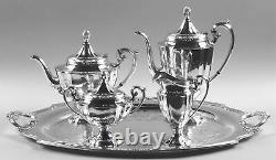Rogers Bros 4-Piece Plated Tea Set Eternally Yours
