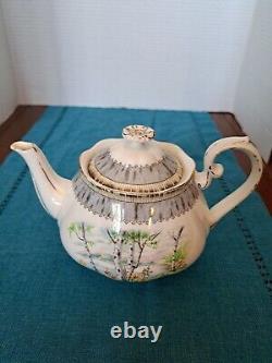 Royal Albert Silver Birch Tea Set, Vintage 1940's