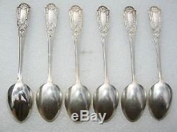 Russian Silver 875 Tea Spoons Set (6 items) 156 gr