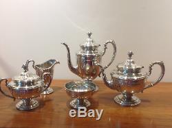 SALE! Towle Louis XIV 5 Piece Sterling Silver Coffee and Tea Set