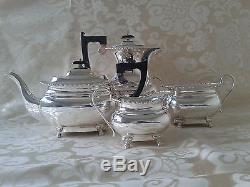SOLID SILVER TEA SET SERVICE Sheffield Approx. 2120g