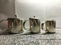 SS NORMANDIE Christofle First class Luc Lanel Tea set silver plated VERY RARE