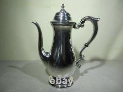 STERLING SILVER Tea Coffee SET By MANCHESTER Teapot Creamer Sugar Tray