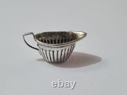 Saunders & Shepherd Edwardian Solid Silver Miniature Tea Set & Tray 1905 & 1909