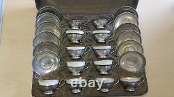 Set of 12 International Tea / Demi Cup Holders with 12 Lenox Liners