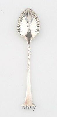 Set of 12 Sterling Silver Tea Spoons By Goldsmiths & Silversmiths Co. Ltd & Case