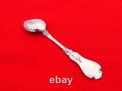 Set of 6 Antique Whiting Sterling Silver Violet Large Teaspoons QM-19