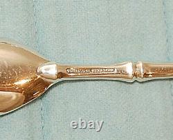 Set of 6 Tiffany & Co. Sterling Silver Ice Tea Spoon, 7 3/4, Bamboo Pattern