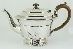 Sheffield 1911 Walker & Hall 925 Sterling Silver Tea Set Early Deco. NICE1