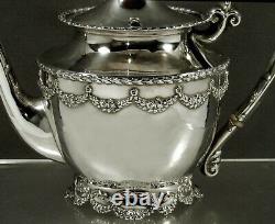 Shreve Sterling Tea Set c1895 SAN FRANCISCO