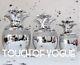 Silver Pineapple Jars Set Of 3 Tea Sugar Coffee Biscuit Romany Ornaments Storage