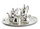 Silver Plate Gorham Silver Duchess Coffee And Tea Set On Tray Slv273