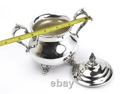 Silver Plate Gorham Silver Duchess Coffee and Tea Set on Tray SLV273