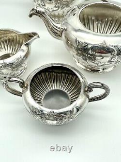 Silver Plate Tea Set 4 Pcs By 1881 Rogers Canada Princess Anne EXQUISITE