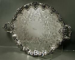 Silver Plate Tea Set Tray c1890 Williams Family