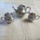 Silver Plated 3-piece Tea Set, Wilcox Silver Plate Co. Founded 1865 Meriden, Ct