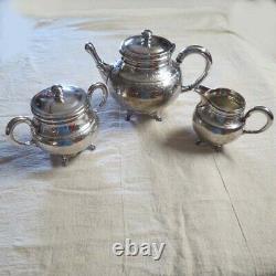 Silver Plated 3-Piece Tea Set, Wilcox Silver Plate Co. Founded 1865 Meriden, CT