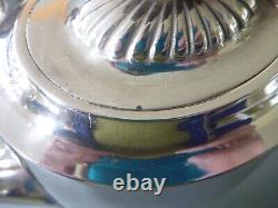 Silver Plated EPNS Tea Coffee Set 5 pieces Pot, Water, Sugar Bowl, Milk Jug