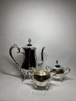 Silver Plated Vintage Teapot Set