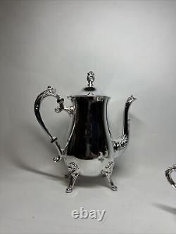 Silver Plated Vintage Teapot Set