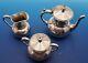 Silver Plated Three Piece Tea Set, Meriden And Co
