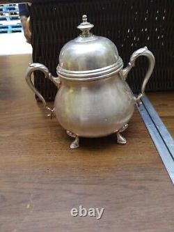 Silver Tea Set with Tray