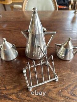 Silver plated tea set