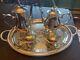 Silver Plated Tea Set With Tray