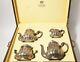 Silver Tea Coffee Set, 4 Pieces In A Box. Russia, K. Faberge, 1899-1908