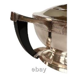 Silverplate Tea Set Teapot By Albert Frederic Saunders Modernistic For Benedict