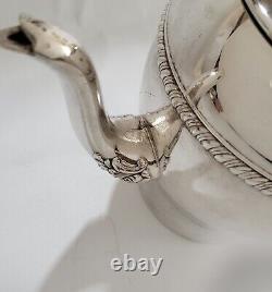 Silverplated Teapot and Tea Set, Vintage F B Rogers  Silverplate Tray