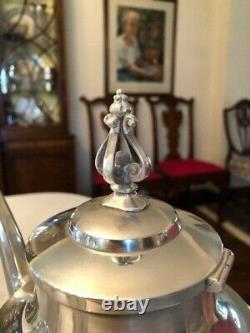 Simpson Hall Miller & Co. Tea And Coffee Set Treble Plate Wallingford, Ct