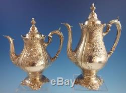 Sir Christopher by Wallace Sterling Silver Tea Set 5pc with Tray (#1942)