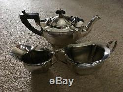 Solid silver tea set Birmingham 1923
