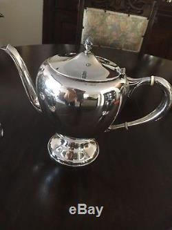 Sterling Silver 4-Piece Tea/Coffee Set